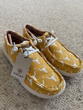 ARIAT WOMEN'S MUSTARD STEERHEAD HILO